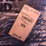 Lands' End Womens Crew Neck Long Sleeve Rash Guard UPF 50 Swim Tee Blue White XS Photo 3