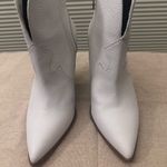 Jessica Simpson  White Heeled leather Boots gently worn! Photo 1