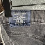 Abercrombie & Fitch Womens Langdon Slim Stretch Straight Black Jeans Size 28 Photo 4