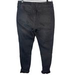 LuLaRoe Women’s Sz 30 Skinny Jeans Distressed Black Wash Stretch Photo 5