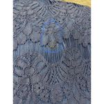 Preston & York Blue Lace Short Sleeve Knee Length Dress Women’s Size 12 Photo 6