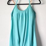 Lululemon 8 Flow and Go Tank Angel Blue Creamsicle FLAWED Photo 2