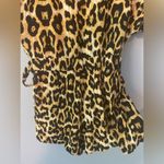 Urban Outfitters Zoe Side Tie Wrap Leopard Print Romper Skort size XS Photo 7