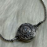 Monogram J snap button adjustable bracelet Silver Photo 0