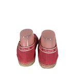 Coach  Corrie Espadrille Pink Perforated Slip On Shoes Size 7 Photo 1