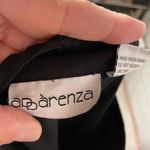 Apparenza Womens Black Button‎ Satin Trim Large Blouse Photo 3