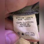 Iris utility olive drawstring zipper vest Photo 4