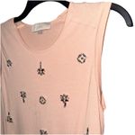 Blush Loft Sleeveless Blouse  With Jewels Gems Medium Photo 1