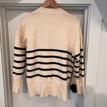 ZARA NWT Cream and Black Knit Cardigan Sweater Photo 2