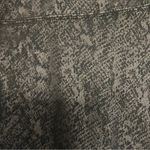 Vera Wang  “Simply Vera” Faux Leather Snakeskin Print Athletic Legging Size Large Photo 1