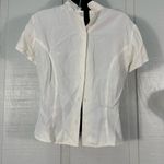 Le chateau Le Cheateau  Vintage Off White Short Sleeve Top Size Small EUC Photo 4