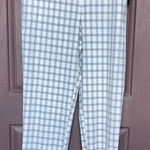 Danielle Bernstein  Gray Checkered Women's Chinos Photo 0