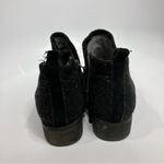 Toms  Deia boots black wool suede mixed media size‎ 8.5 Photo 5