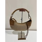Gucci Vintage  Small Canvas Moon Hobo Shoulder Bag Beige Photo 1