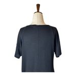 Rag and Bone  Jean Dress‎ Women Small Black Short Sleeve V Neck Tee Dress Mini Goth Photo 5