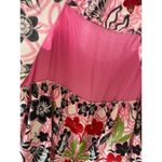 Anthropologie  x Maeve Tiered Printed Mini Dress large EMBROIDERED SQUIGGLE Photo 3