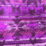 Columbia Jacket Women Sz M Purple Fleece Soft Aztec Full Zip Outdoor Western Photo 3