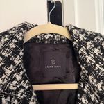 ANINE BING  Adrianna jacket Black Plaid cropped pockets coat Photo 3