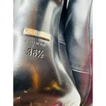 Gucci  Black Leather Crystal Embellished Ankle Strap Pointed Toe Pump Heel EU36.5 Photo 3