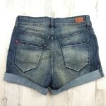 BDG Shortie Distressed Jean Shorts Women's Blue Roll-up Denim Size 27 EUC Photo 1