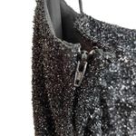 Quail Black Metallic Mini Dress Size M Photo 5