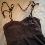 Forever 21  Black Strapless Dress with Slit Photo 1