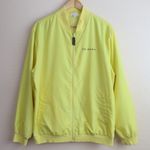 Friends TV Show Central Perk Yellow Bomber Jacket Womens Size Large Photo 0
