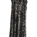 Enfocus Studio En Focus Studio Dress Size 8 Cow Print Sleeveless Fit And Flare Brown White Photo 15