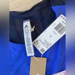 Adidas  Blue and White Sports Bra Photo 6