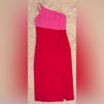 Petal and Pup NWOT  Xiomar Pink midi over shoulder Dress sz 2 Photo 4