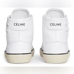 CELINE  As-02 mid low lace-up White Alan sneakers Triomphe | Size 38 Photo 1
