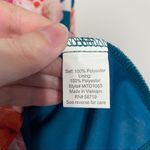 Ny Collection Teal Pink Floral V Neck Dress Photo 6