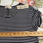 Urban Rose  women’s small pullover Black and White Striped Dress casual stretchy Photo 5
