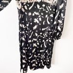 Chi Chi London Adelina Monochrome Satin Midi Dress in Black White Photo 4