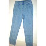 New Womens Isaac Mizrahi Live Denim Pull On Jeans Blue Light 4 Tall Stretch Comf Photo 1
