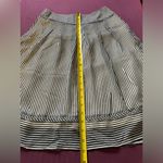 Vintage Japanese Innowave Casual Navy Blue and White Striped Skirt Ladies 00s Photo 4