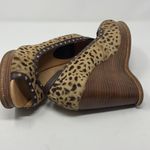 Yellow Box  Animal Print faux fur  Wedges Size 8 Photo 9
