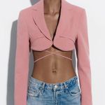 ZARA Cropped Blazer Photo 2