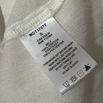 Miss Me  Western White Metallic Silver Ruffled Spaghetti Strap Tank Blouse Small Photo 6