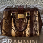 Brahmin EUC  LEATHER ANNABELLE SATCHEL BAG Photo 0