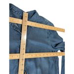 J Jill Denim Collared Tunic Shirt Womens Size S 100% Lyocell Casual Fall Pockets Blue Photo 8