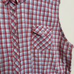 Legacy Falls for Her‎ Women's Shirt Sleeveless Plaid Size XXL Blue Photo 1