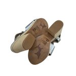 Gee Wawa Anthropology women’s silver shimmering shoe heel 4" size 6M SKU 2931 Photo 5