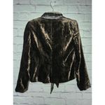 In Linea brown velvet blazer jacket shimmery holiday career office 40. Photo 2