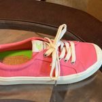 Cariuma OCA Low Bright Pink Canvas Sneakers Cork Insole Cap Toe Design Size 8 Photo 4