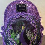 Lounge Fly  Sleeping Beauty Maleficent Purple Sequin Backpack UK Exclusive. NWT Photo 1