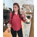 Velvet Heart Button Down Top Photo 4