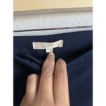 Loft Womens Curvy Straight Leg Sailor Pants Navy Blue Size 8 Nautical Coastal Photo 5