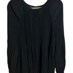 Alfani  BLACK PLEATED BLOUSE Photo 0