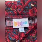 LuLaRoe  Flowy Burgundy Medallion Print Midi Skirt Size M‎ Boho Pockets Photo 3